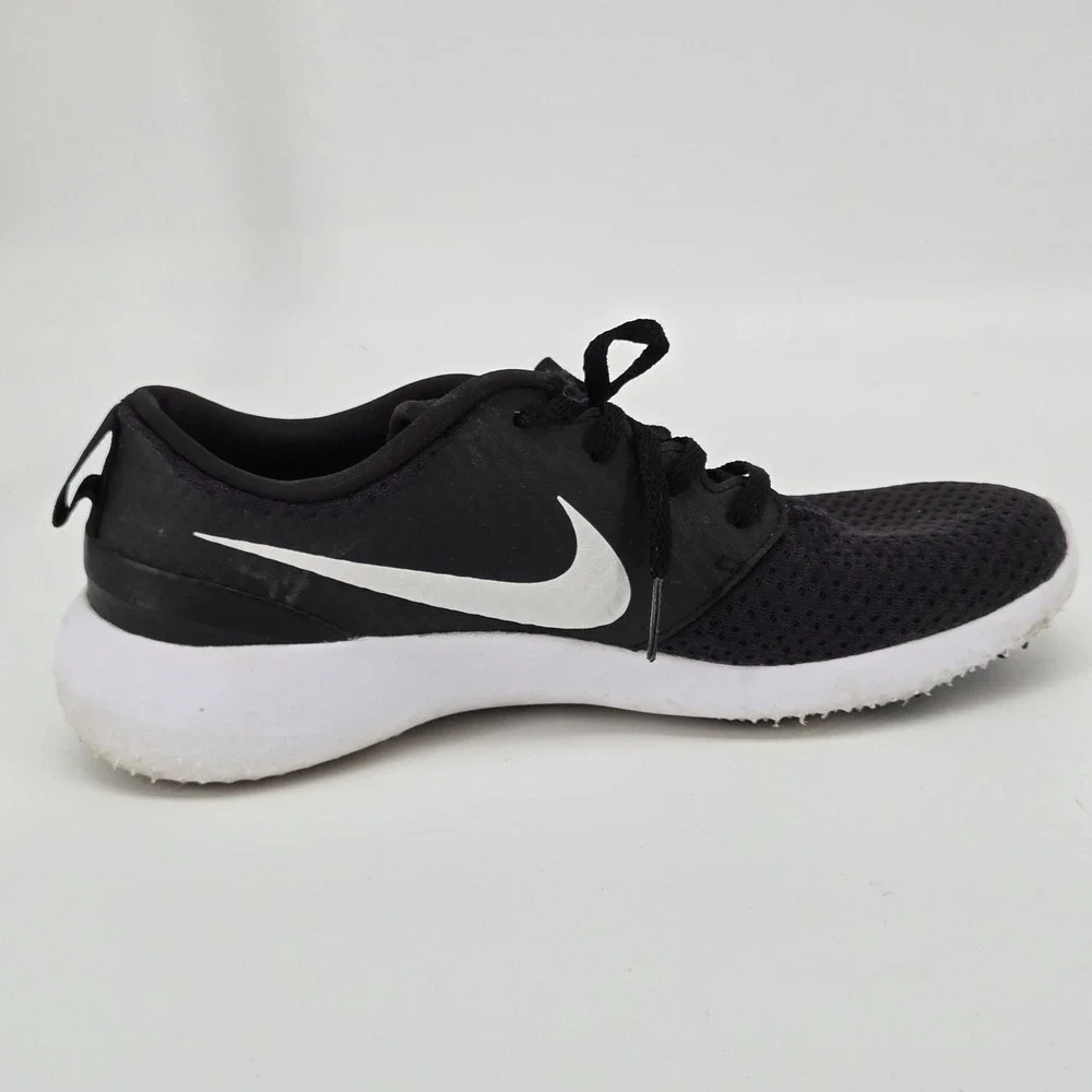 Nike Roshe G Spikeless Golf Shoes Black Metallic White Women's Size 8 CD6066-001